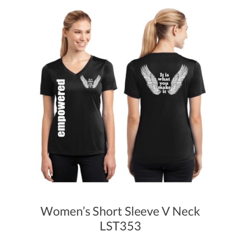 Women’s Short Sleeve V Neck Shirt